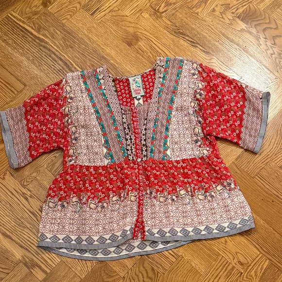 Johnny Was Tops - Johnny Was Patterned Blouse